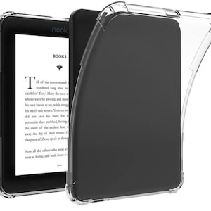 Clear Silicone Case for Nook Glowlight 4/4E/Plus: Slim Protective Cover
