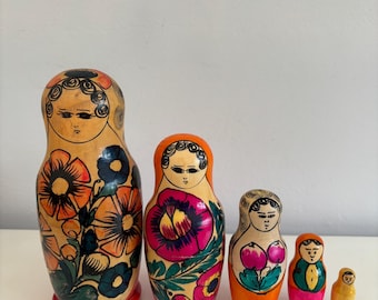 ヴィンテージ磁器製ロシア人形、19インチ民族ロシア人形、コレクター