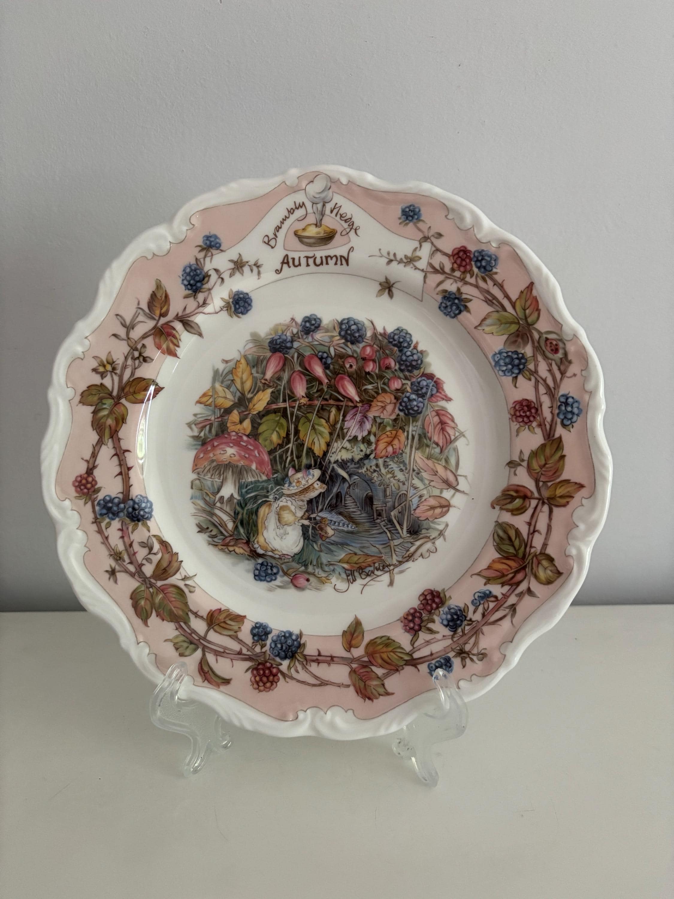 Brambly hedge four season plates - Etsy 日本
