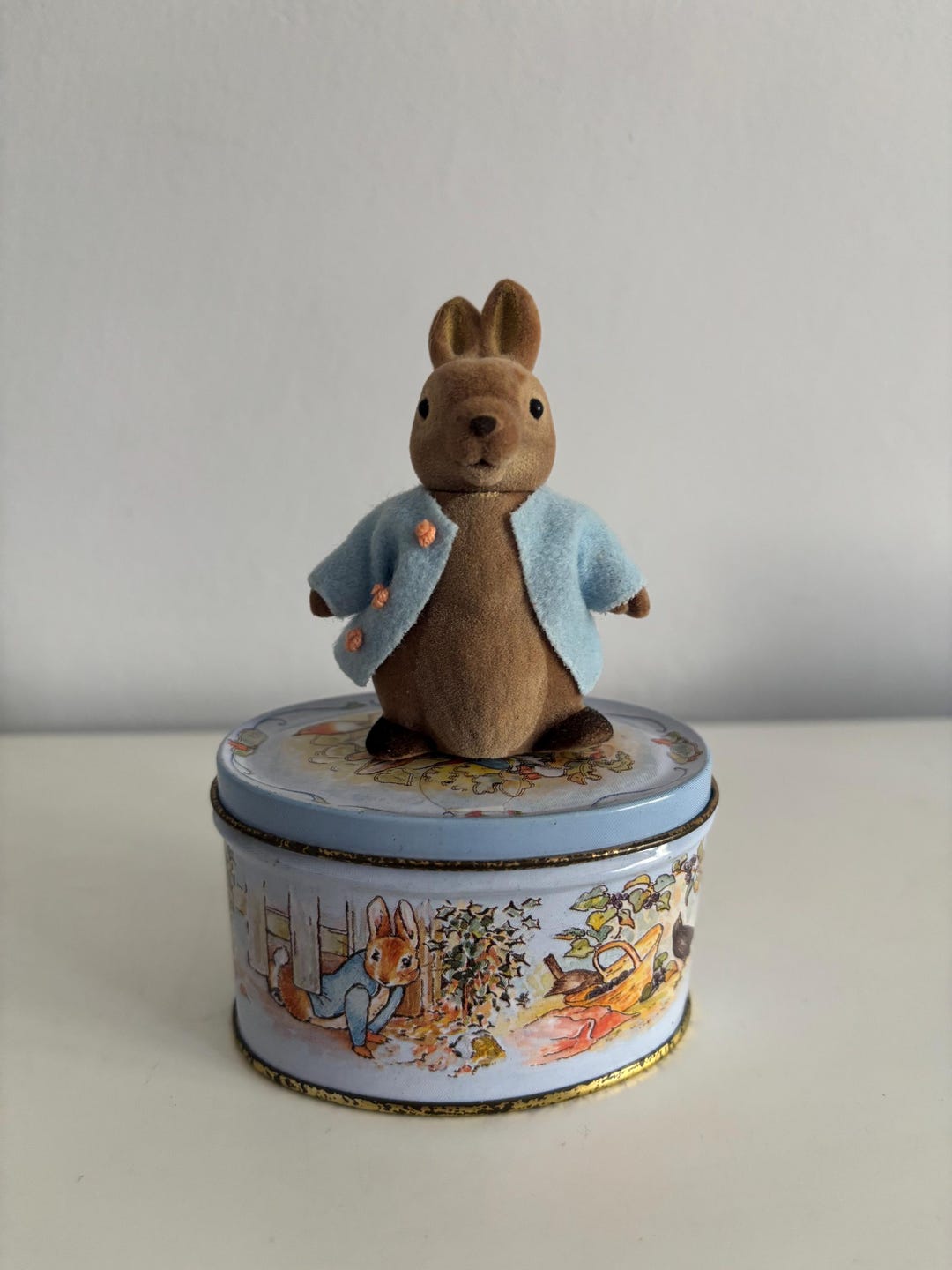 Vintage Vivid Imagination Peter Rabbit Figure & Kinnerton Peter Rabbit ...