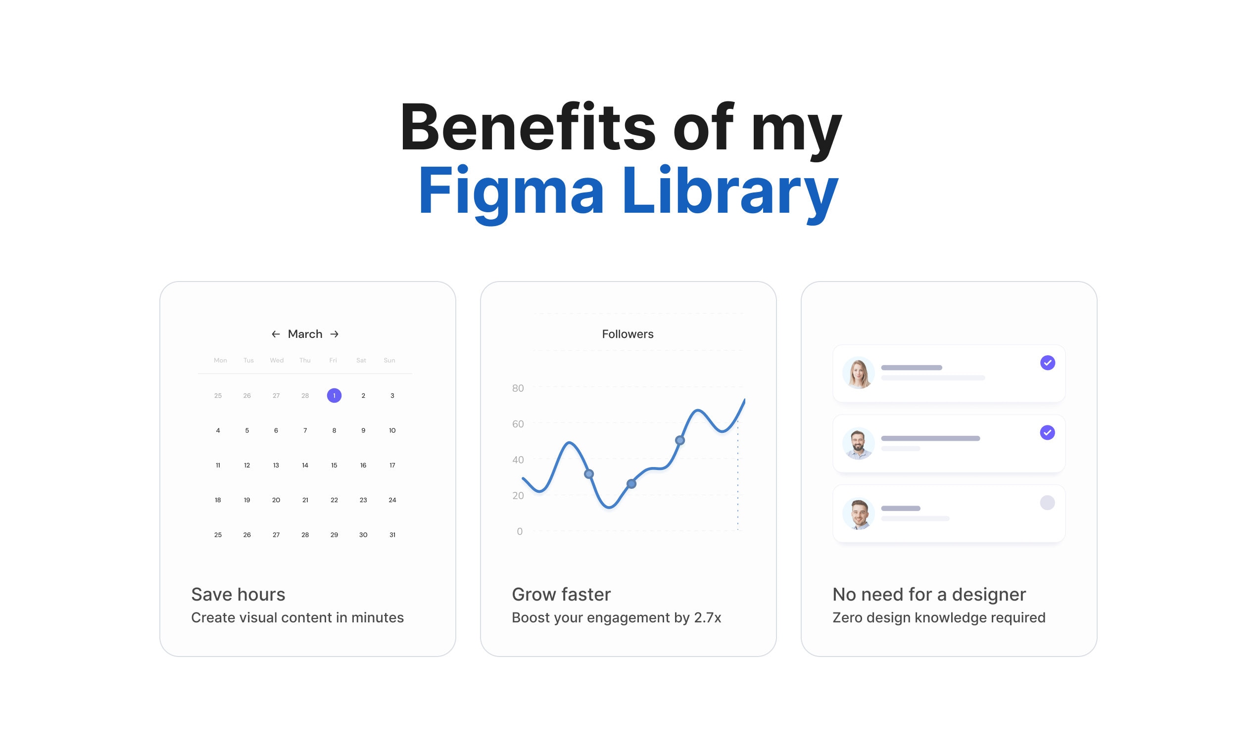 Marketing Assets Figma Library Templates for Landing Pages, Product ...