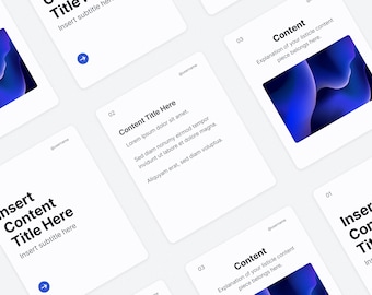 Social Media Template for Instagram Post & LinkedIn Carousel for Business Marketing - Modern White Minimalistic Design - Edit in Figma