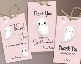 Halloween Birthday Thank You Card Template Spooky One Birthday Photo ...