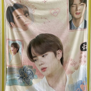bts ジン ブランケット Bts Jin Blanket - Etsy