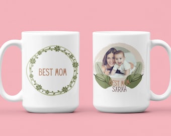 Custom Mom Mug, Personalized Mama Mug, Custom Photo mug Mom, Mug with Photo and text, Personalized photo Coffee mug, Custom cup.