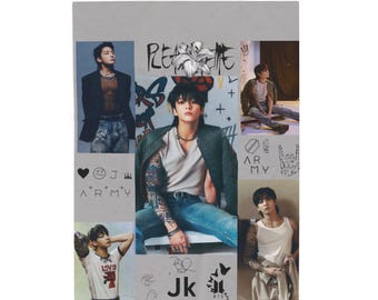 Jungkook of BTS Blanket, JK Velveteen Blanket, Golden Maknae