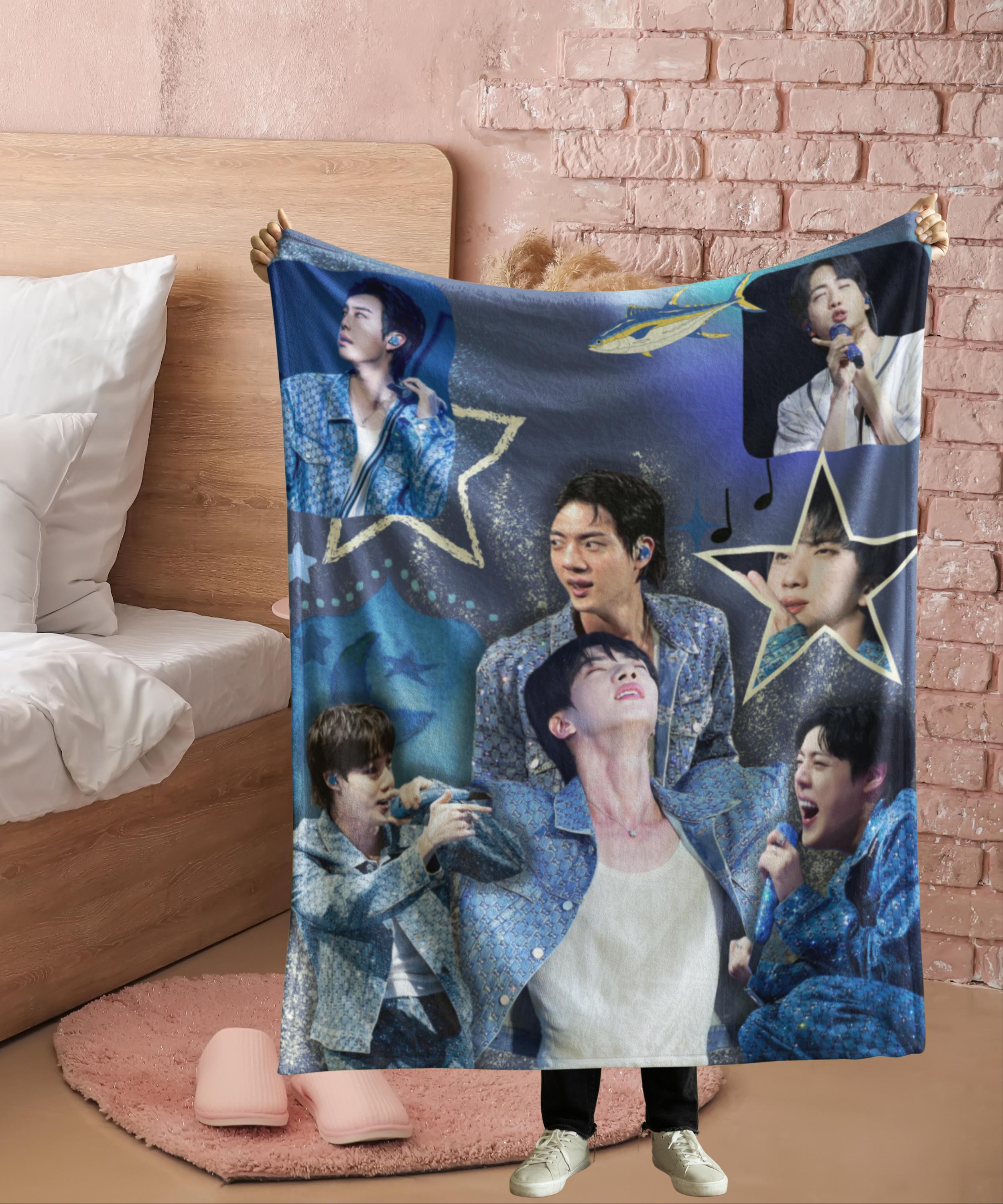bts ジン ブランケット Bts Jin Blanket - Etsy