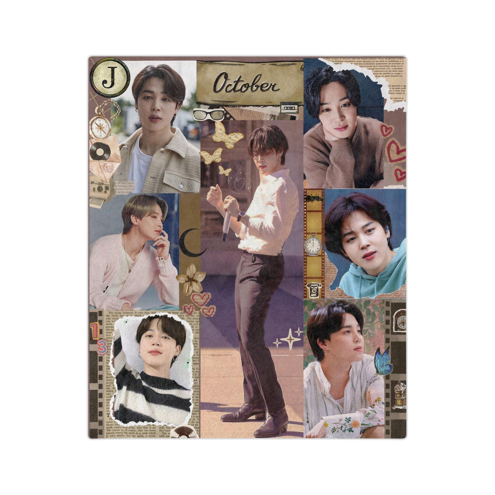 Park Jimin Blanket - Etsy