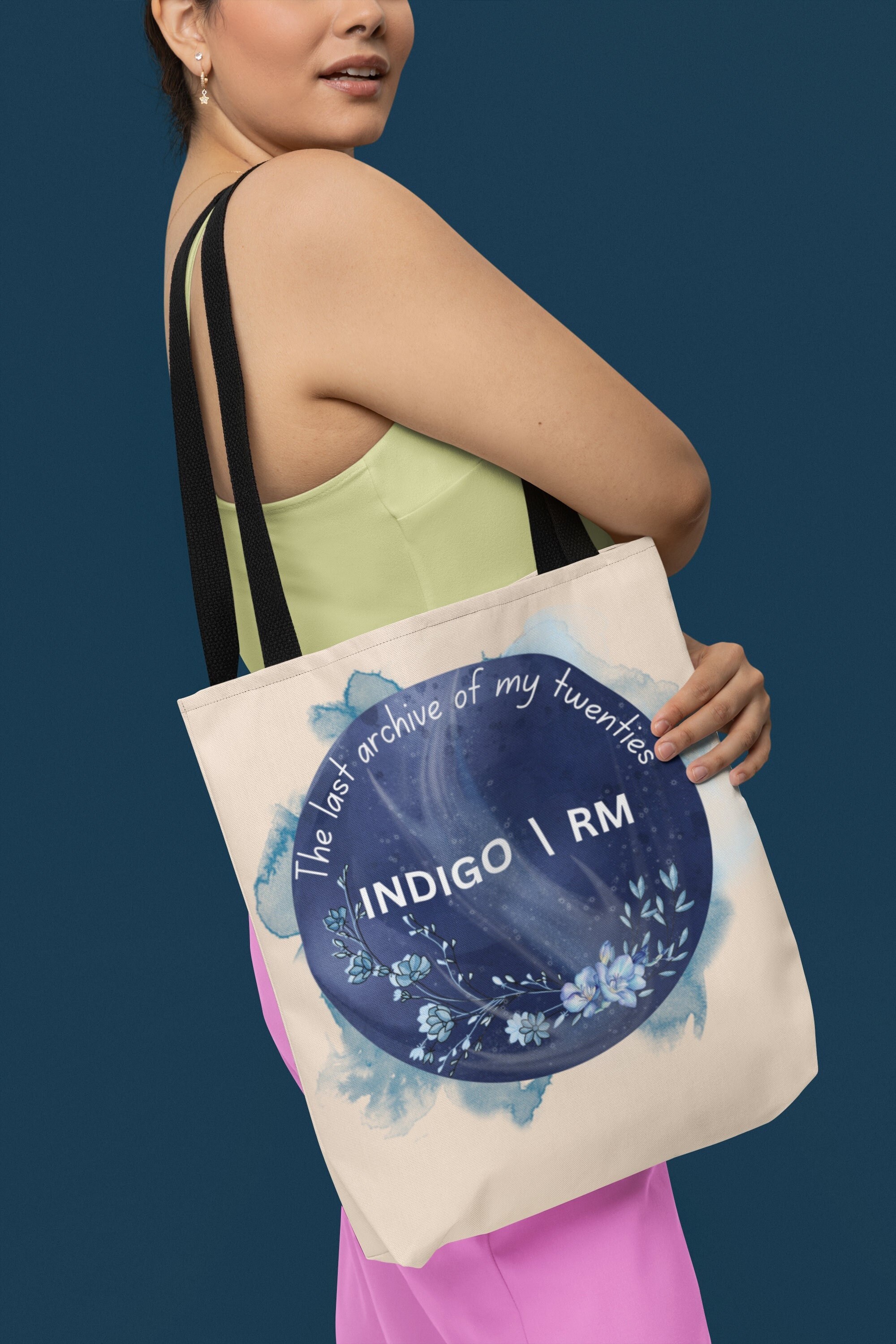 新品未使用 BTS RM INDIGO TOTEBAG トートバッグ BTS RM INDIGO DENIM TOTE BAG - A-KPOP