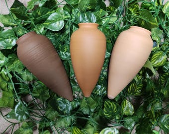 3 Oyas de riego plantables - Chocolate / Terracota / Cáscara de huevo