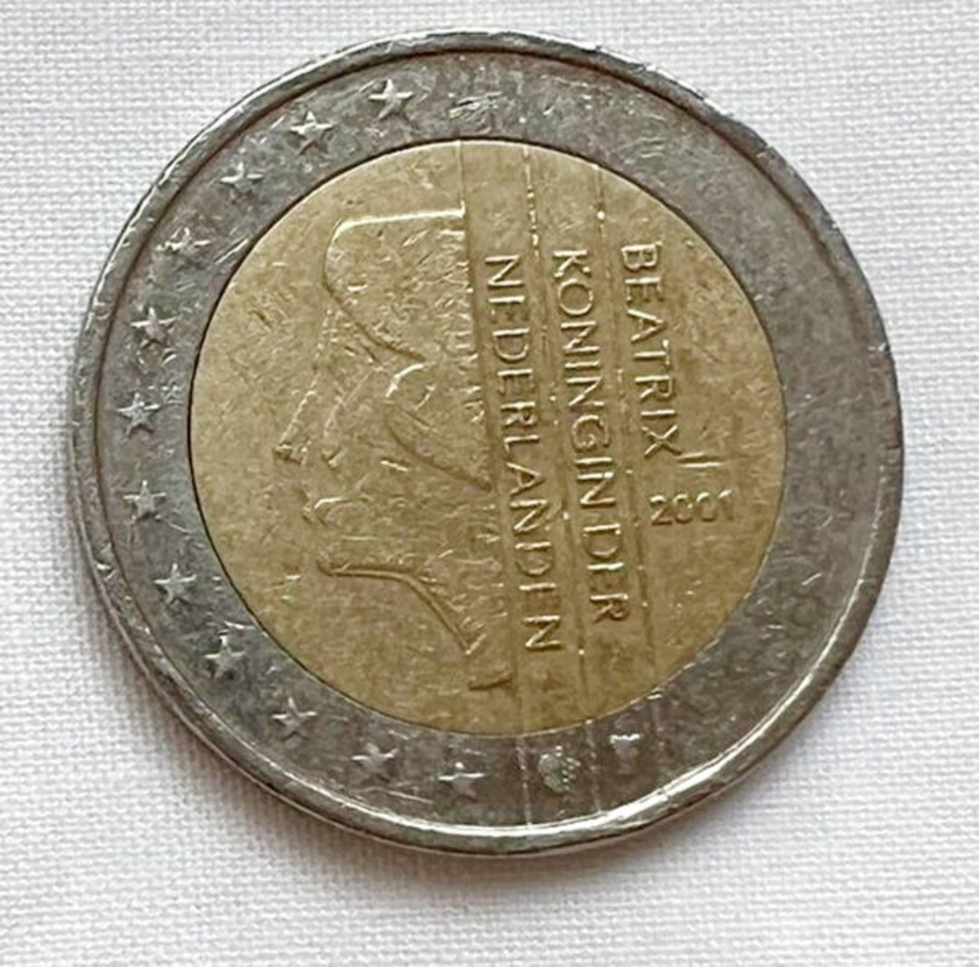 Moneda 2 euros Beatrix Koningin Der Nederlanden 2001 Etsy España Moneda 2 euros Beatrix Koningin Der Nederlanden 2001 Etsy España