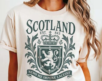 Scotland Traveler Shirt Scottish Highlands Sassenach Gift for Scotland Lover Souvenir Highlander Gifted Lallybroch Glasgow Edinburgh Tee