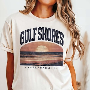 Gulf Shores Alabama Shirt Gulf Coast Beach Tee Bama Shirt Alabama Gift for Alabama Lover Alabama Vacation Shirt Coconut Girl Southern Girl