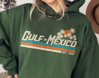 Gulf of Mexico Hoodie Gulf Coast Sweatshirt Mexico Beach Shirt Texas Alabama Mississippi Florida Beach Hoodie Mexico Gift for Mexico Lover