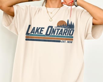 Lake Ontario Great Lakes Shirt Vintage Quiet Activism Tee Comfort Colors Canada Tee Gulf of Mexico Subtle Anti Trump Shirt Travel Shirt