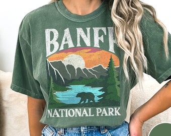 Banff Shirt, Banff National Park Shirt, National Park Shirt, Canadian Rockies Shirt, Rocky Mountains Shirt,  Canada Shirt, Hiking Shirt