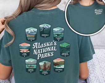 Alaska National Parks Shirt Alaska Gift for Alaska Lover Travel Alaska Adventure Gift for Alaskan Cruise Shirt Denali National Parks Gift