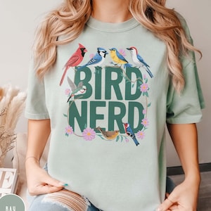 Bird Nerd Shirt Bird Watching Shirt Birding T-Shirt Funny Birdwatcher Shirt for Bird Lover Gift for Bird Watcher Gift for Birder Shirt