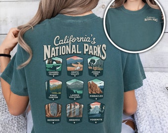 California National Parks Shirt for Yosemite National Park Lover California Trip Shirt Yosemite Gift Sequoia Redwood Joshua Tree Hiking Gift