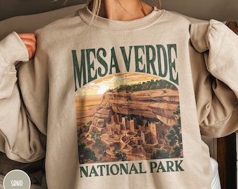 Mesa Verde National Park Sweatshirt Mesa Verde Sweater Colorado Crewneck Colorado Sweatshirt Southwest Crewneck Gift for National Park Lover