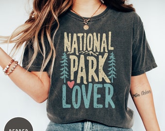 Wanderlust Gift National Parks Gift For Her Retro Vintage National Park Shirt 63 National Parks Shirt National Park Lover Shirt Camping Gift