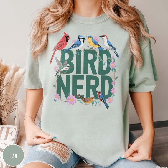 Bird Nerd Shirt Bird Watching Shirt Birding T-Shirt Funny Birdwatcher Shirt for Bird Lover Gift for Bird Watcher Gift for Birder Shirt