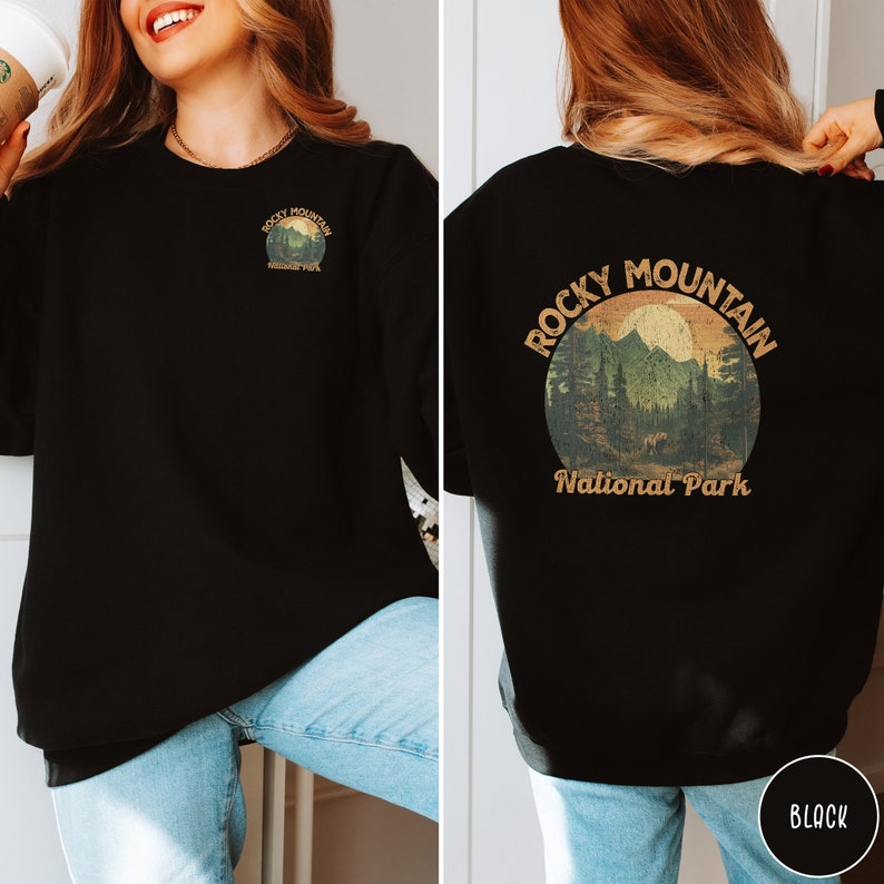 Rocky Mountain Sweatshirt Colorado Sweatshirt Rocky Mountain National Park Sweatshirt Rockies Shirt Hiking Sweatshirt Rocky Mountain Sweater