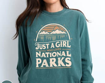 National Park Lovers Shirt National Park Shirt Parks Gift for Her Outdoor Lover Shirt Traveler Gift National Parks Gift for Mom Granola Girl