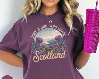 Scotland Lover Shirt Sassenach Highlands T-Shirt Scotland Travel Gift Scottish Highlander Gift for Her Lallybroch Fan Scotland Gift for Her