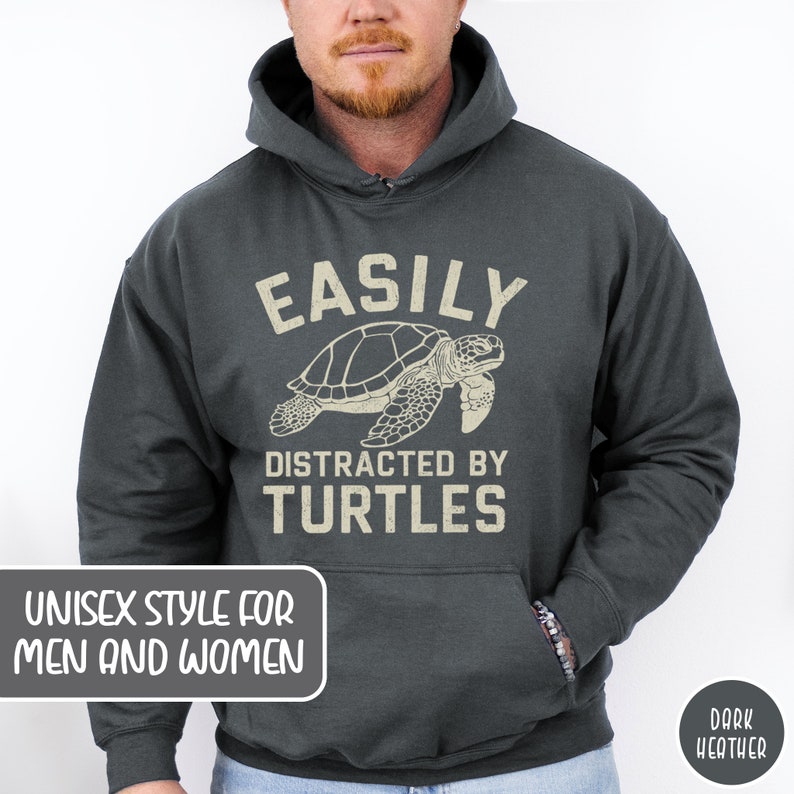 Turtle Hoodie Turtle Lover Sweatshirt Easily Distracted By Turtles Beach Coverup Gift for Turtle Lover Ocean Lover Respect the Locals Hoodie
