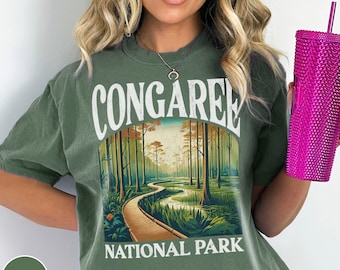 Congaree National Park Shirt South Carolina Shirt for National Parks Lover Gift For Her South Carolina Tee Hiking Shirt National Parks Gift