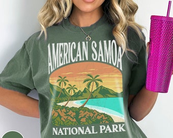 American Samoa Shirt American Samoa National Park Shirt Pacific Islander Shirt National Parks Gift American Samoa Gift Island Shirt Granola
