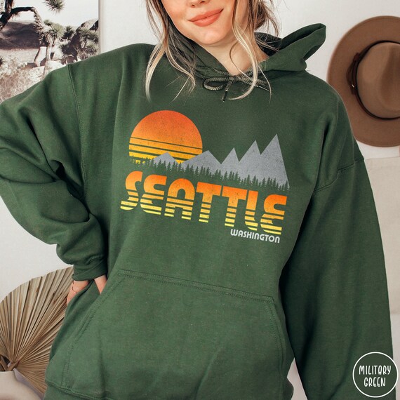 Washington Retro Mountains & Sun Eighties Vintage Shirt Washington Retro Mountains & Sun Eighties Vintage Shirt