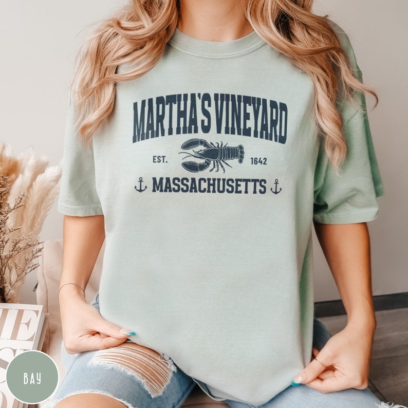 Martha's Vineyard Shirt Martha's Vineyard Massachusetts Vacation Shirt Martha's Vineyard Wedding Gift Bachelorette Shirt Massachusetts Shirt