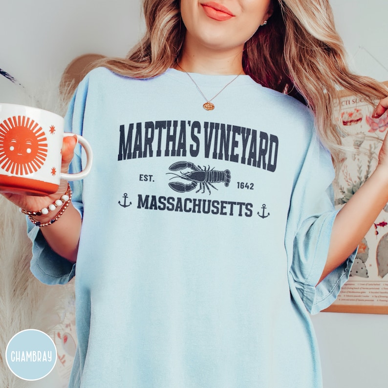 Martha's Vineyard Shirt Martha's Vineyard Massachusetts Vacation Shirt Martha's Vineyard Wedding Gift Bachelorette Shirt Massachusetts Shirt