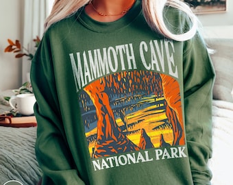 Mammoth Cave National Park Sweatshirt Kentucky Shirt Mammoth Cave Shirt National Park Gift Camping Gift Hiking Sweatshirt US National Parks