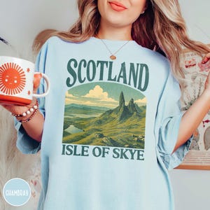 Scotland Traveler Shirt Scottish Highlands Crewneck Scotland Shirt Gift for Scotland Lover Gift for Scottish Pride Shirt Vacation Tee