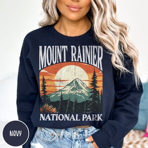 Mount Rainier Sweatshirt Washington Sweatshirt Mount Rainier National