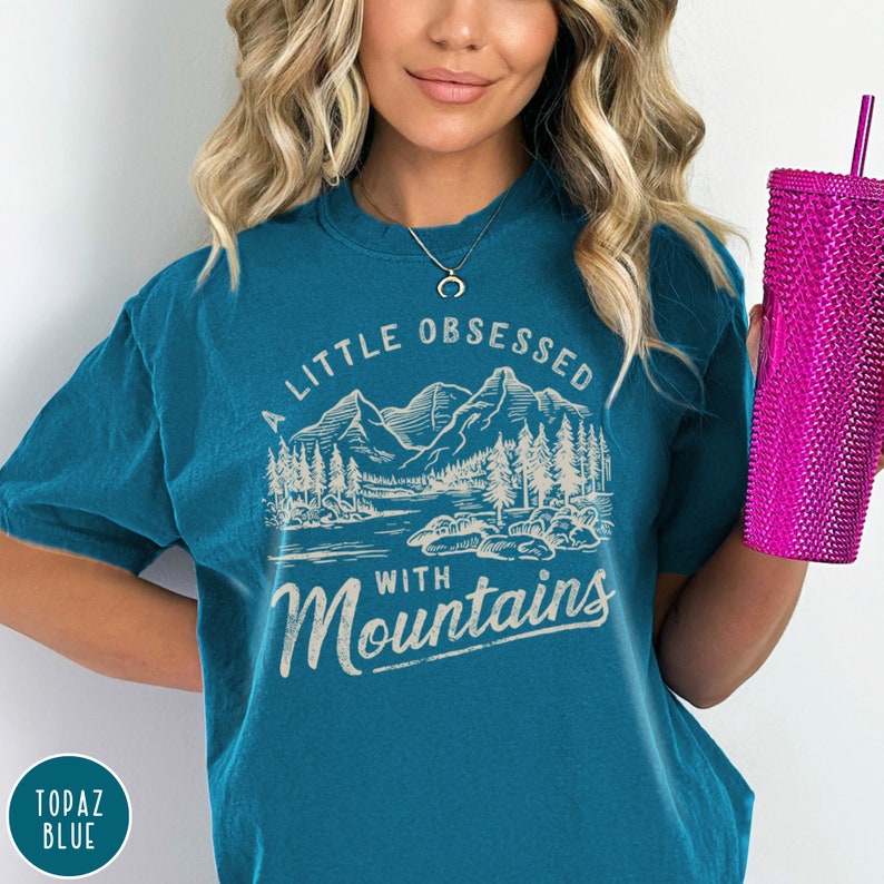 Funny Mountain Lover Shirt Mountain Climbing Crewneck Hiking Tee Gift for Climber Gift for Hiker Funny Camping Shirt Granola Girl Outdoorsy