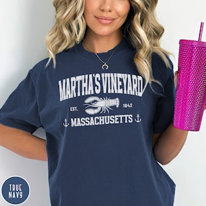 Martha's Vineyard Shirt Martha's Vineyard Massachusetts Vacation Shirt Martha's Vineyard Wedding Gift Bachelorette Shirt Massachusetts Shirt