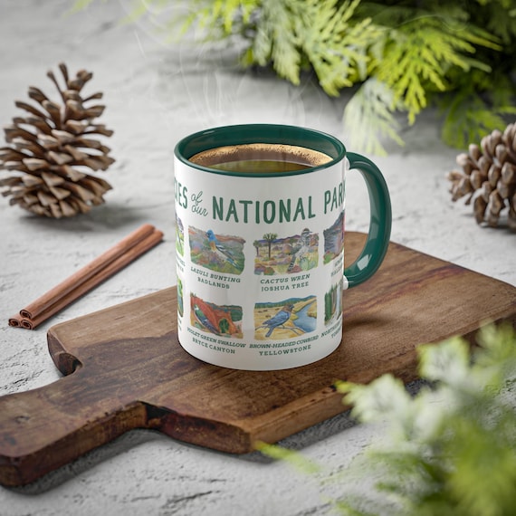 Bird Mug National Park Birding Gift Bird Lover Mug for Bird Watcher Gift for Birder Gift Bird Lover Gift for National Park Lover Gift
