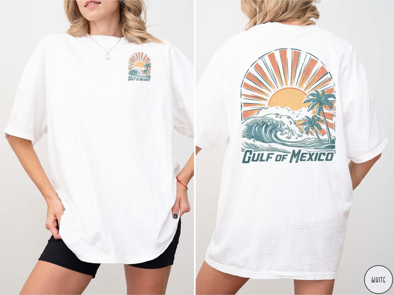 Gulf of Mexico Shirt Gulf Coast Shirt Mexico Beach Tee Gulf of Mexico Gift for Mexico Lover Gift Mexican Pride Shirt Texas Beach Shirt