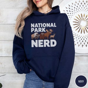 National Park Hoodie Funny National Parks Gift for Animal Lovers Park ...