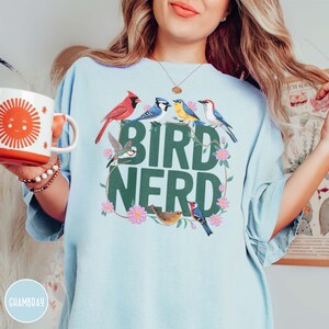 Bird Nerd Shirt Bird Watching Shirt Birding T-Shirt Funny Birdwatcher Shirt for Bird Lover Gift for Bird Watcher Gift for Birder Shirt