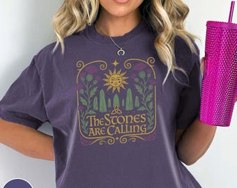 Scotland Highlander Sassenach Shirt Celtic Stone Circle Scottish Highlands T-Shirt Scotland Shirt Edinburgh Shirt Sassenach Highlander Gift