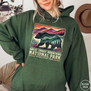 Great Smoky Mountains Hoodie Tennessee Hoodie Tennessee Sweatshirt Great Smoky Mountains National Park Sweatshirt Gatlinburg Trip Hoodie