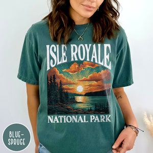 Isle Royale Michigan Shirt Isle Royale National Park Shirt Michigan T Shirt Isle Royal Shirt Hiking Shirt Granola Girl Tee Shirt Hiking Tee