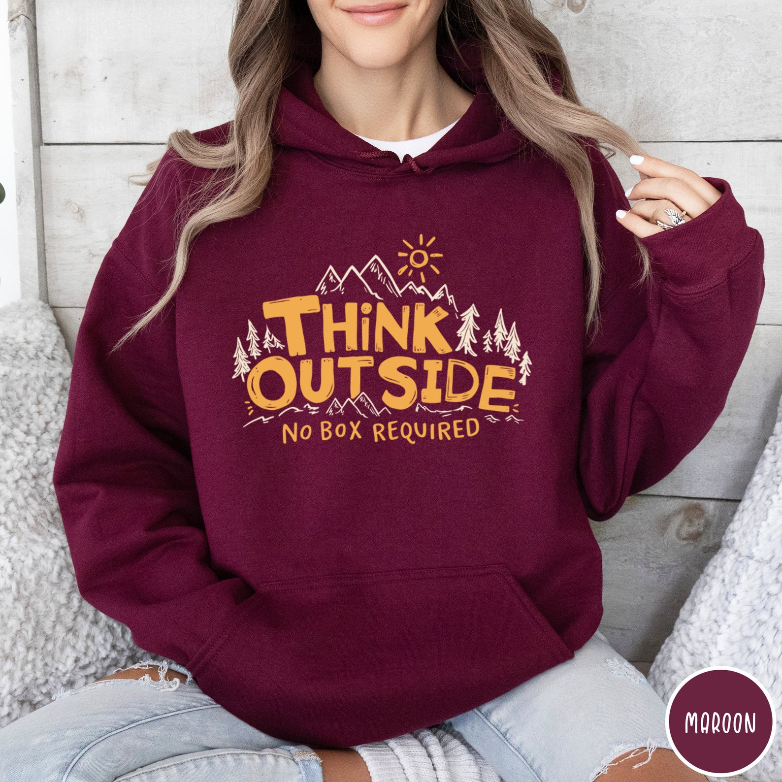 Outdoor Lover Camping Hoodie Hiking Sweatshirt Gift for Outdoorsy ...