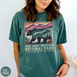 Smoky Mountains National Park Shirt Tennessee Vacation Trip Shirt Great Smoky Mountains National Park Gift Hiking Shirt Mountain Crewneck