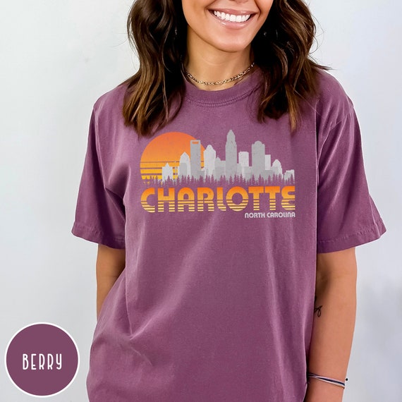 Charlotte North Carolina T-Shirt Vintage Sports Nc Tee Charlotte North Carolina T-Shirt Vintage Sports Nc Tee